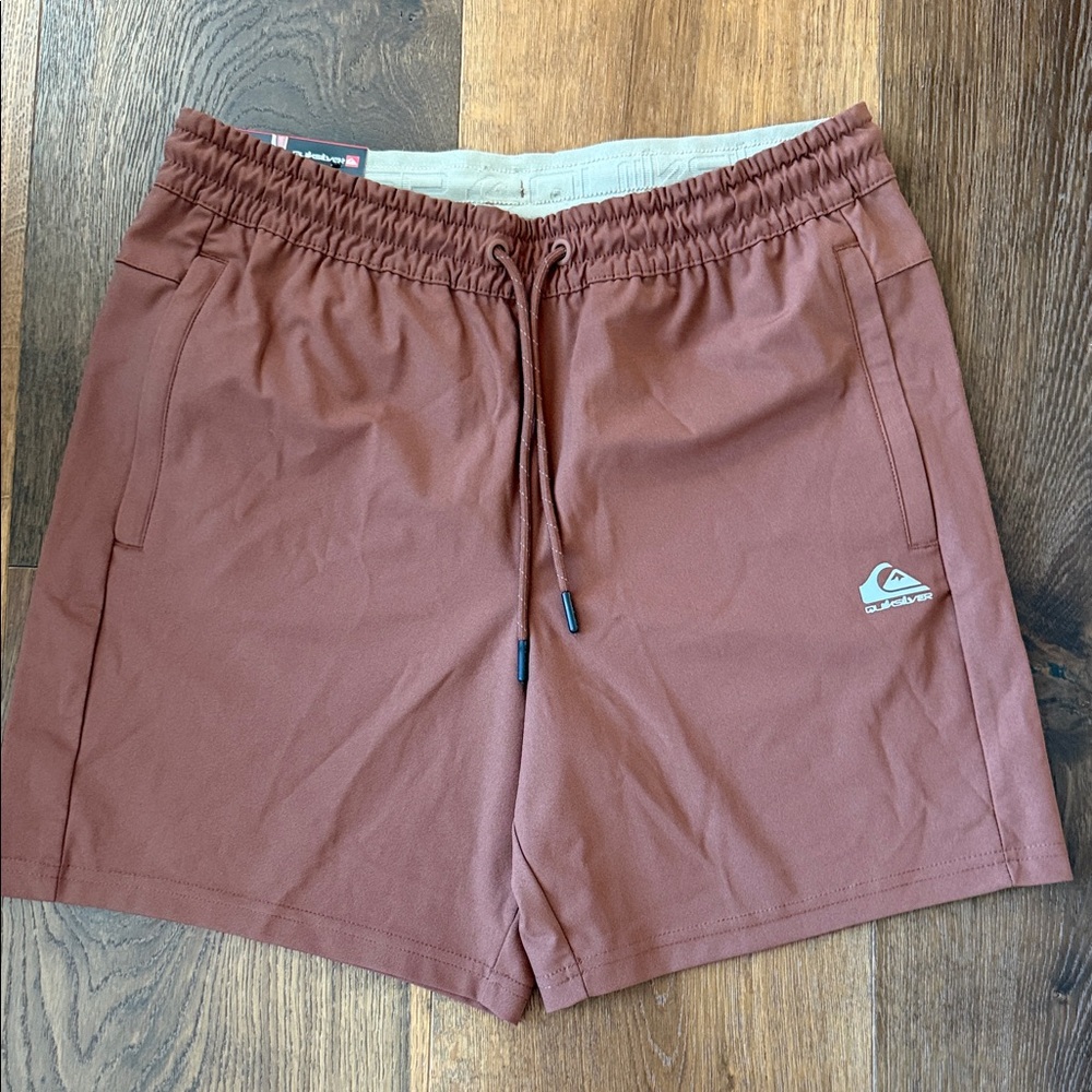 Quiksilver Brown Athletic Shorts